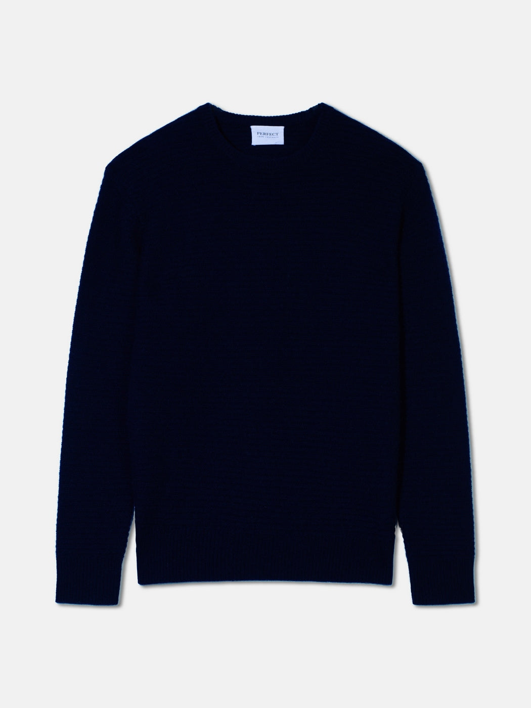 Pull Col Rond 4Fils Vulcano - Marine