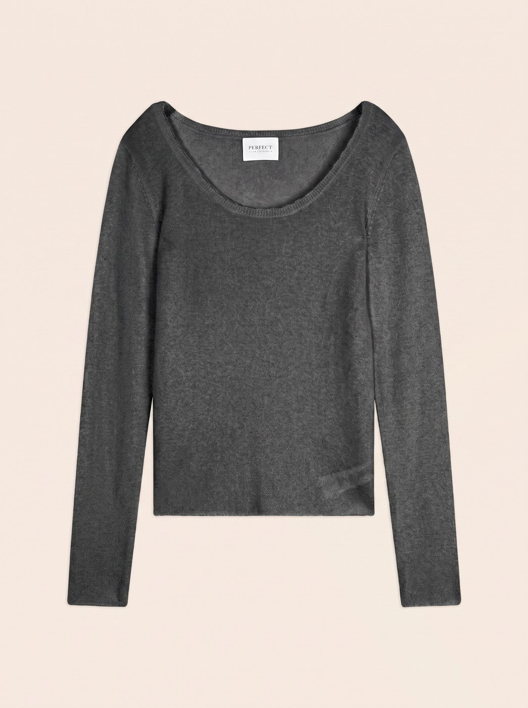 Pull Col Bateau Cylena - Anthracite Chiné