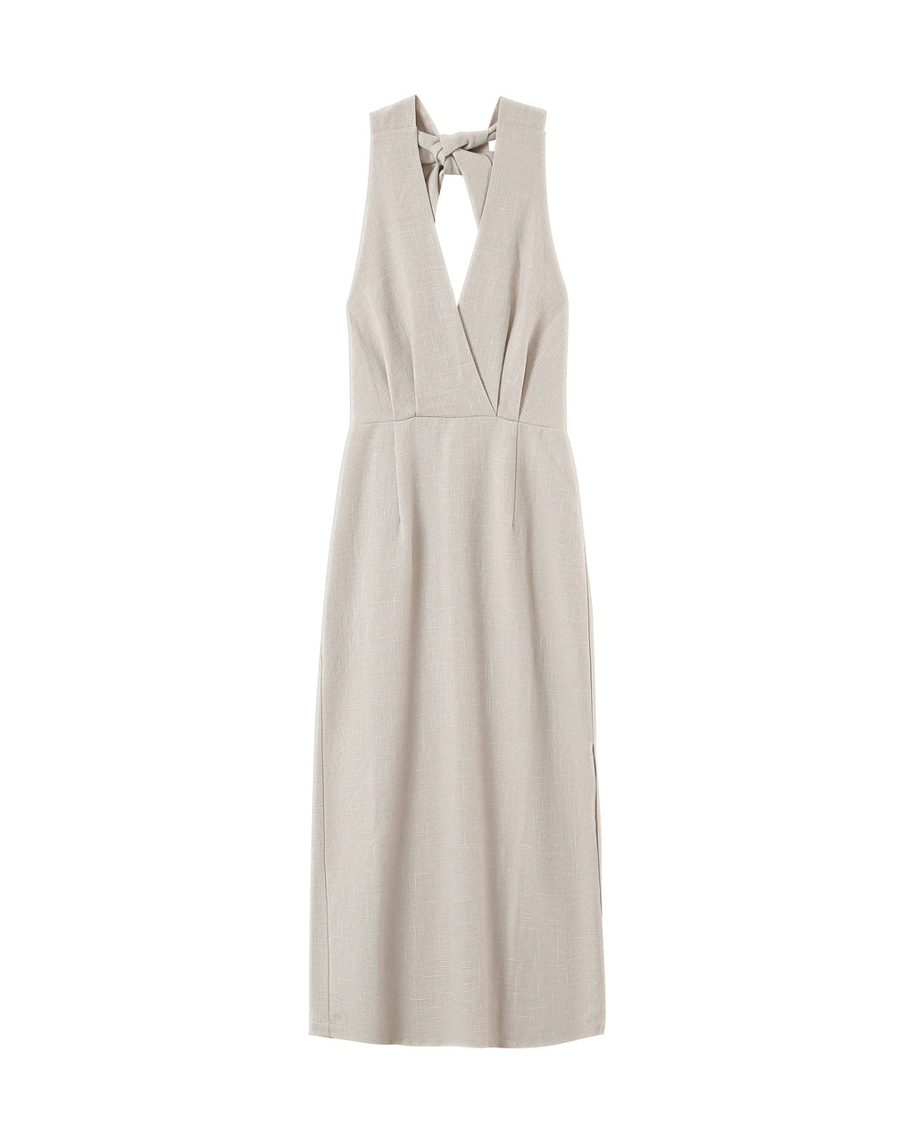 Perla Midi Dress - Beige