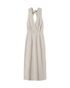 Perla Midi Dress - Beige
