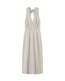 Vestido midi Perla - Beige