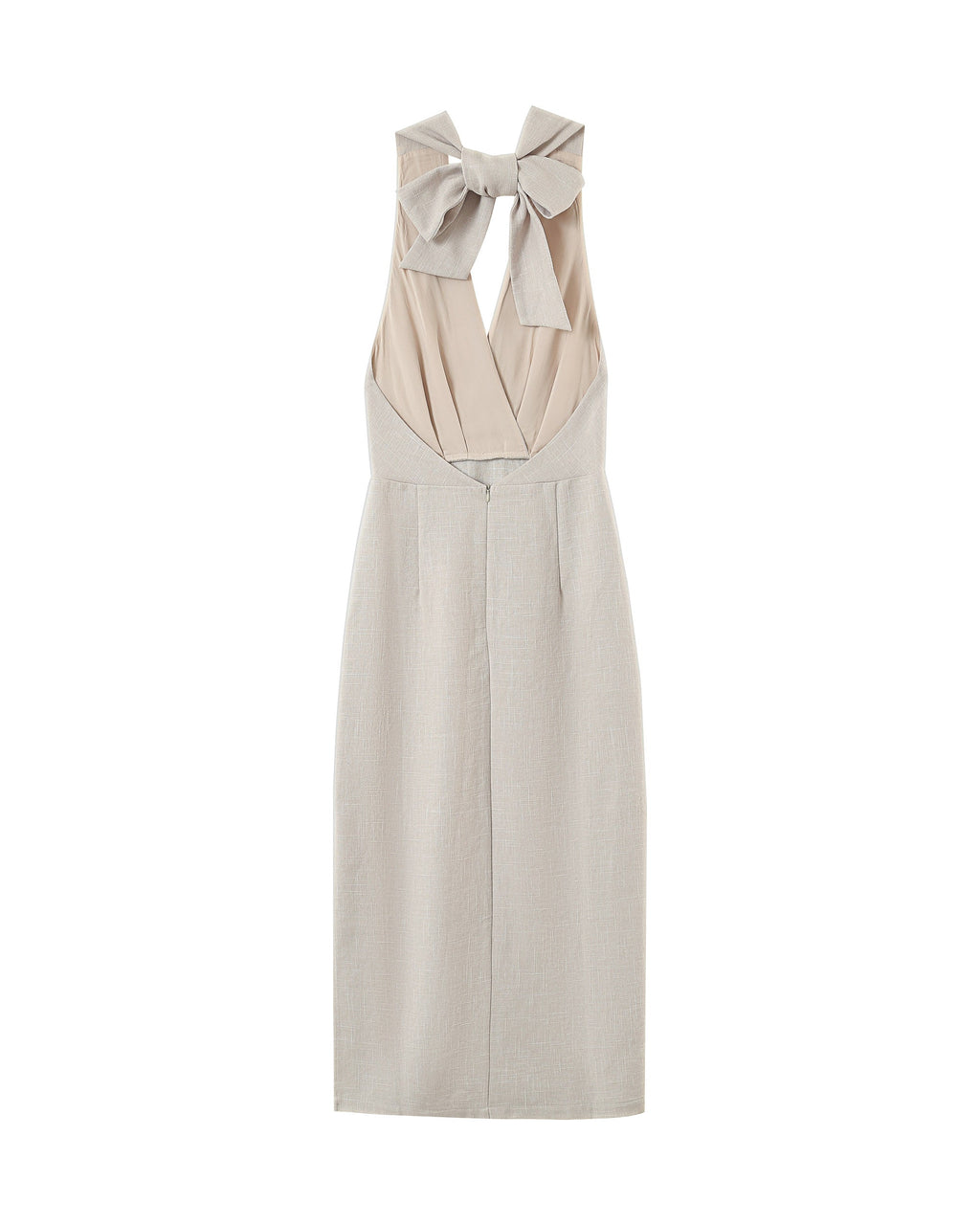 Perla Midi Dress - Beige