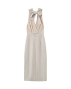 Perla Midi Dress - Beige