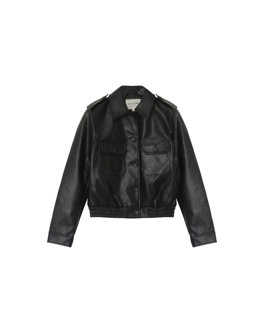 Perle Bomber Jacket - Black