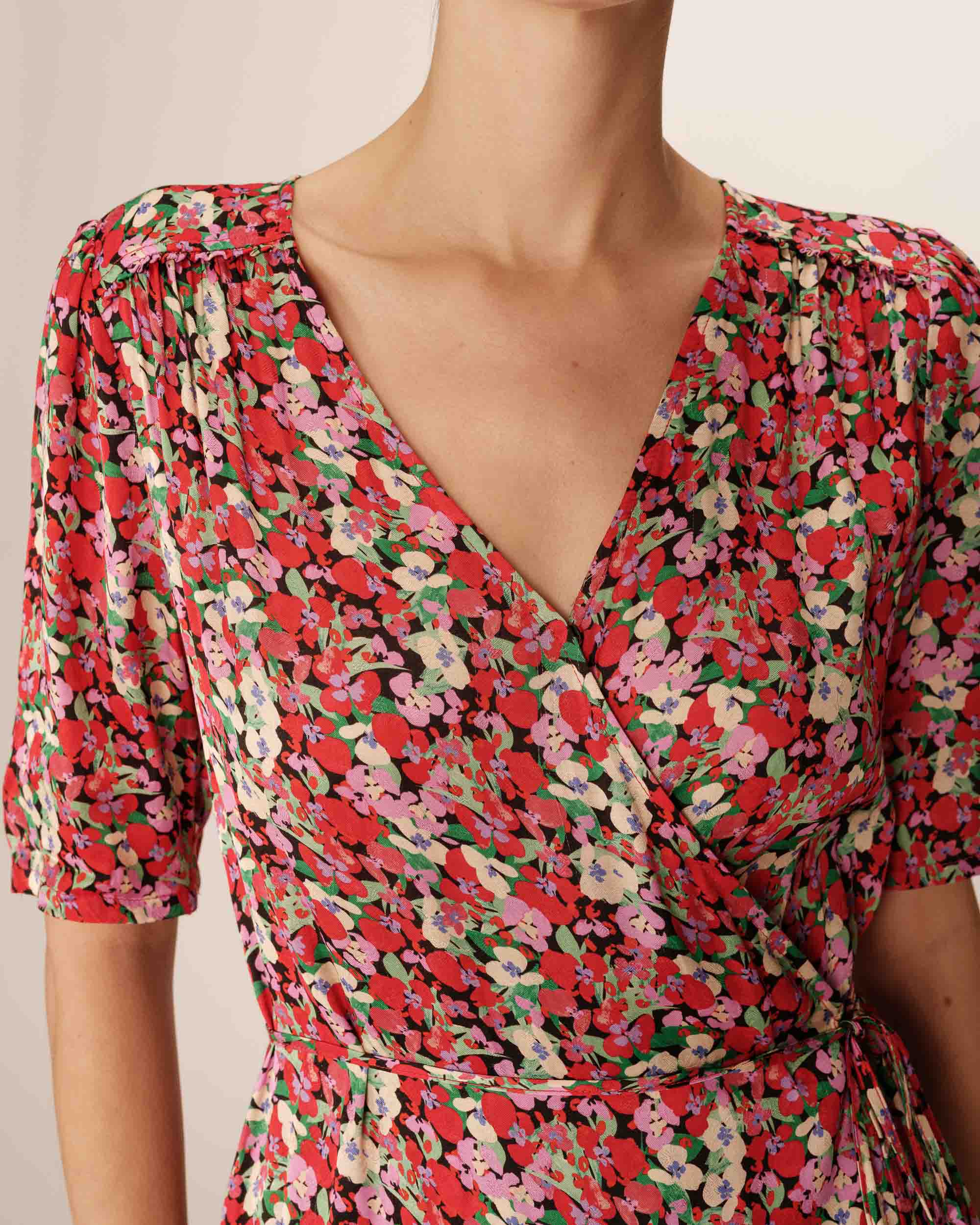 Perline Maxi Dress - Red
