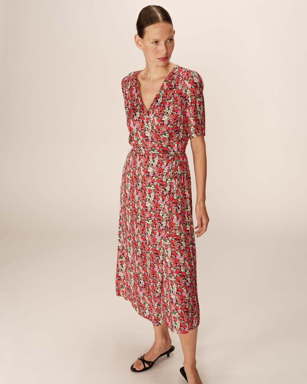 Perline Maxi Dress - Red