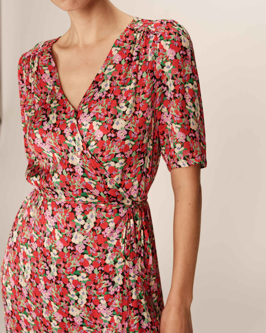 Perline Maxi Dress - Red