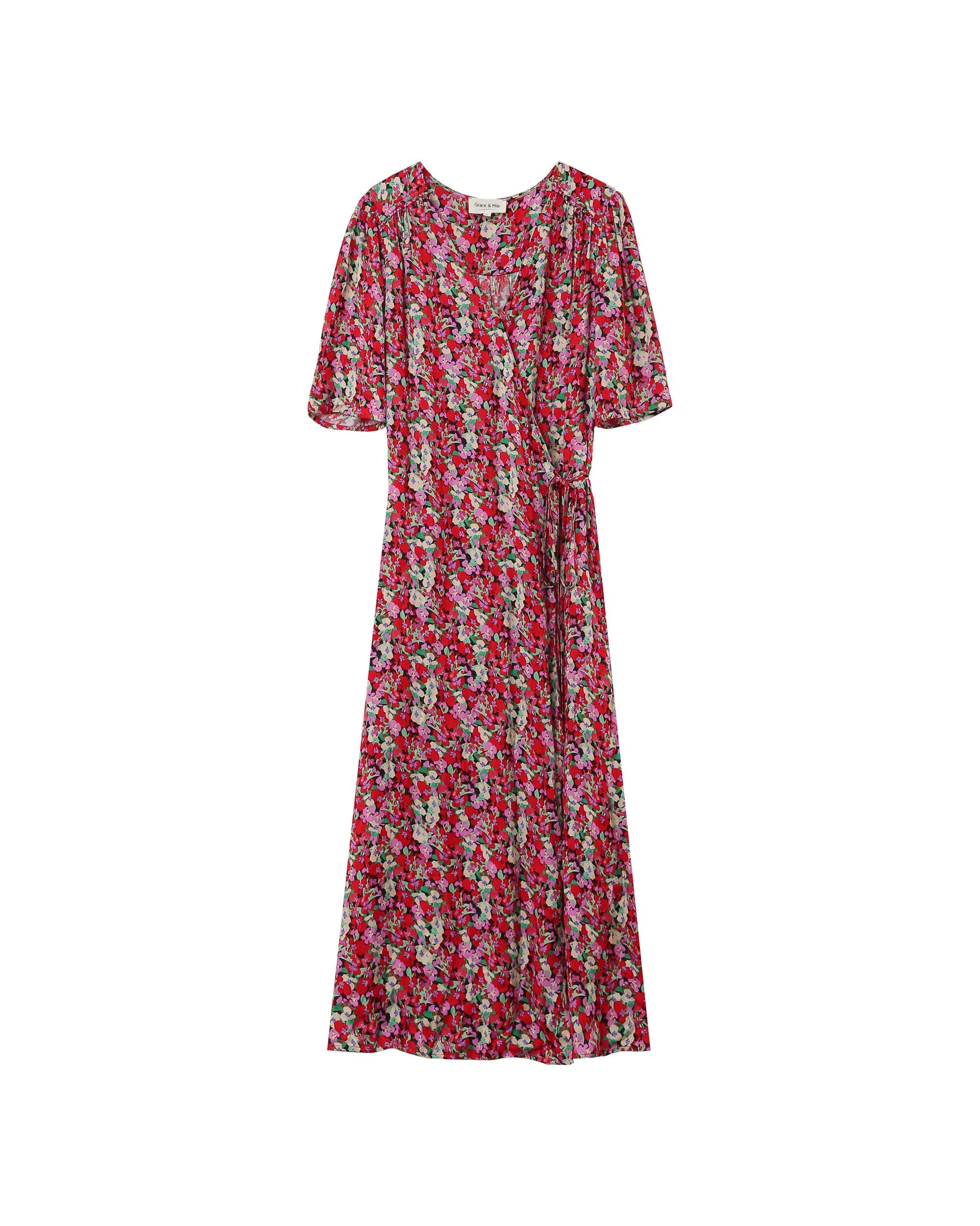 Perline Maxi Dress - Red