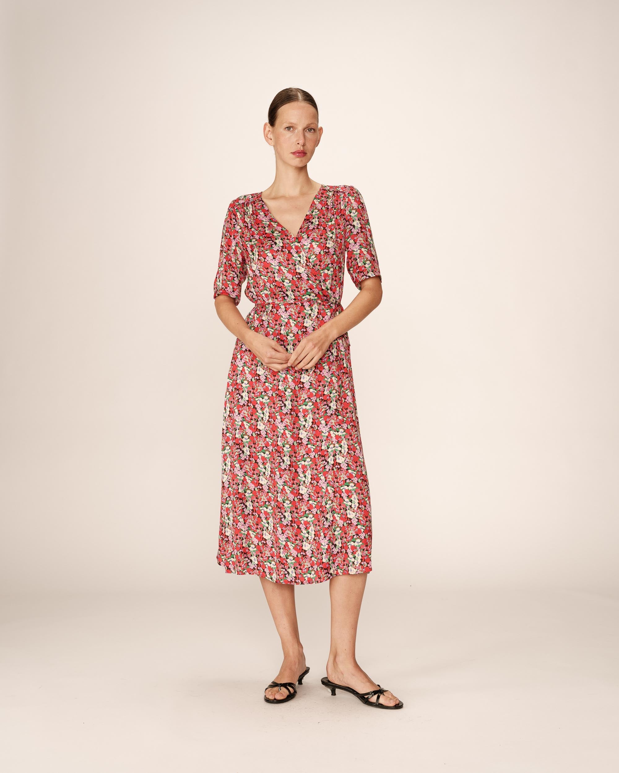 Perline Maxi Dress - Red