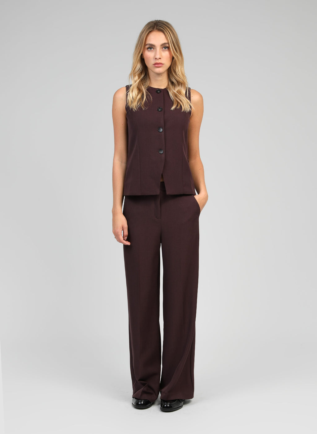 Pantalon Perly Wine