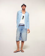 Chemise Manches Longues - Baby blue