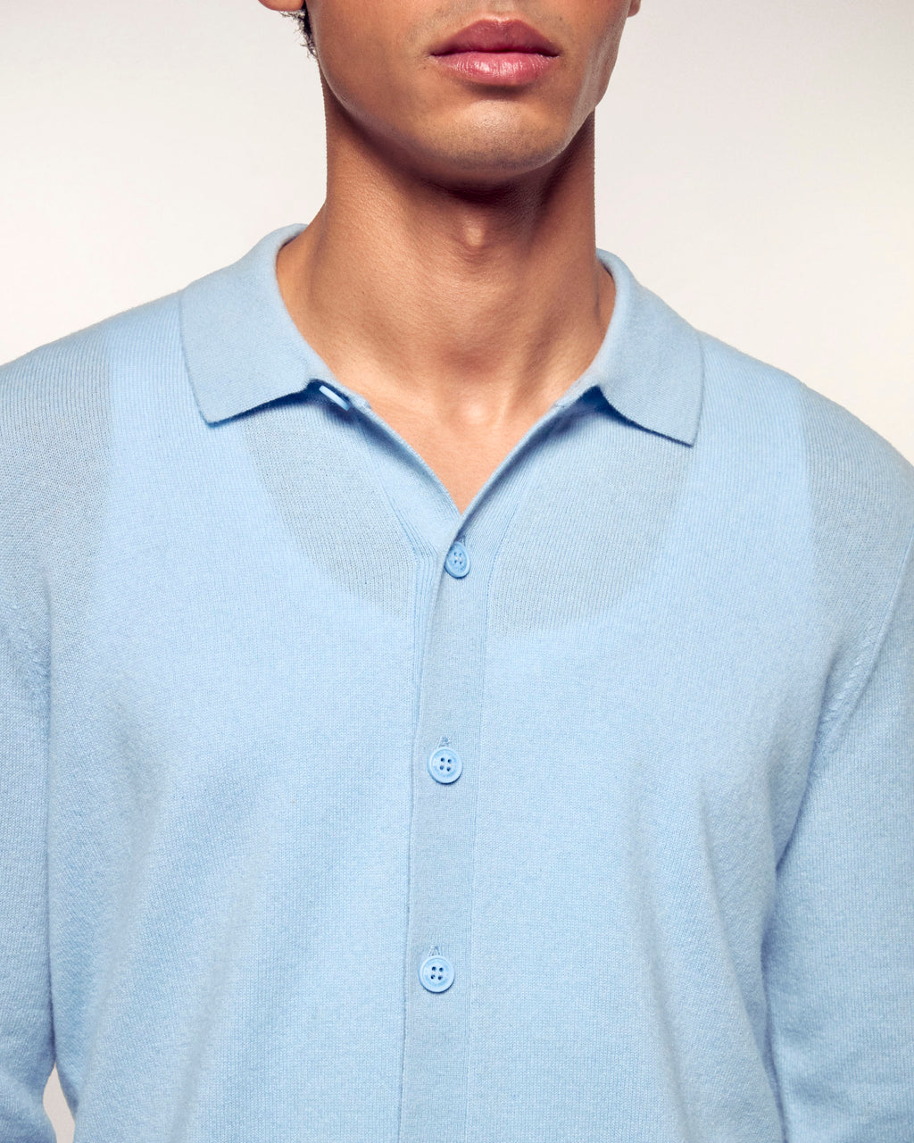 Chemise Manches Longues - Baby blue