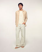 Chemise Manches Longues - Beige Chiné