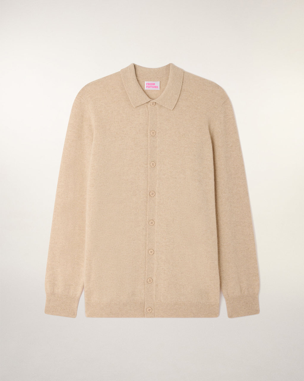 Chemise Manches Longues - Beige Chiné