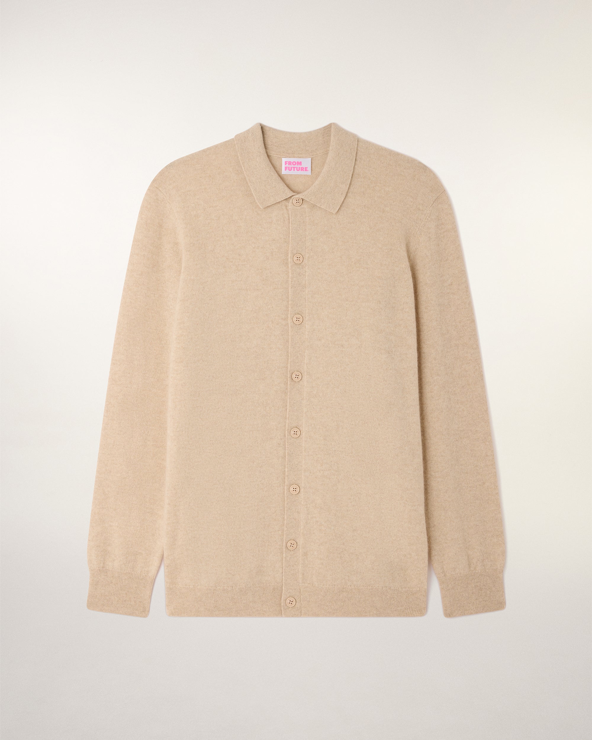 Chemise Manches Longues - Beige Chiné