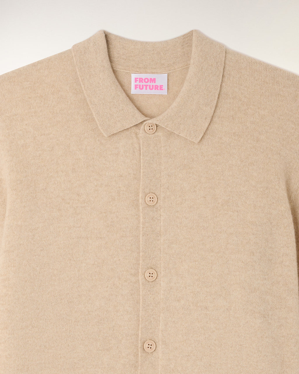 Chemise Manches Longues - Beige Chiné