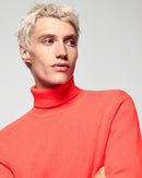 Pull Col Roulé Épais - Cosmic Orange - Homme