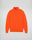 Pull Col Roulé Épais - Cosmic Orange - Homme