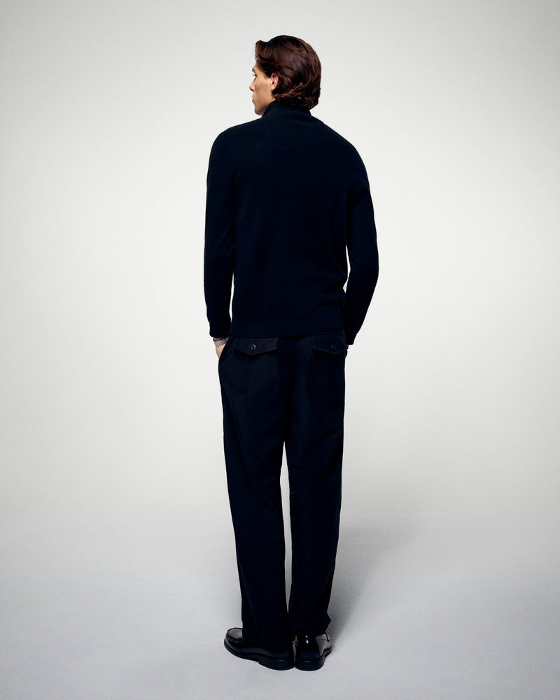 Pull Col Camionneur - Noir - Homme