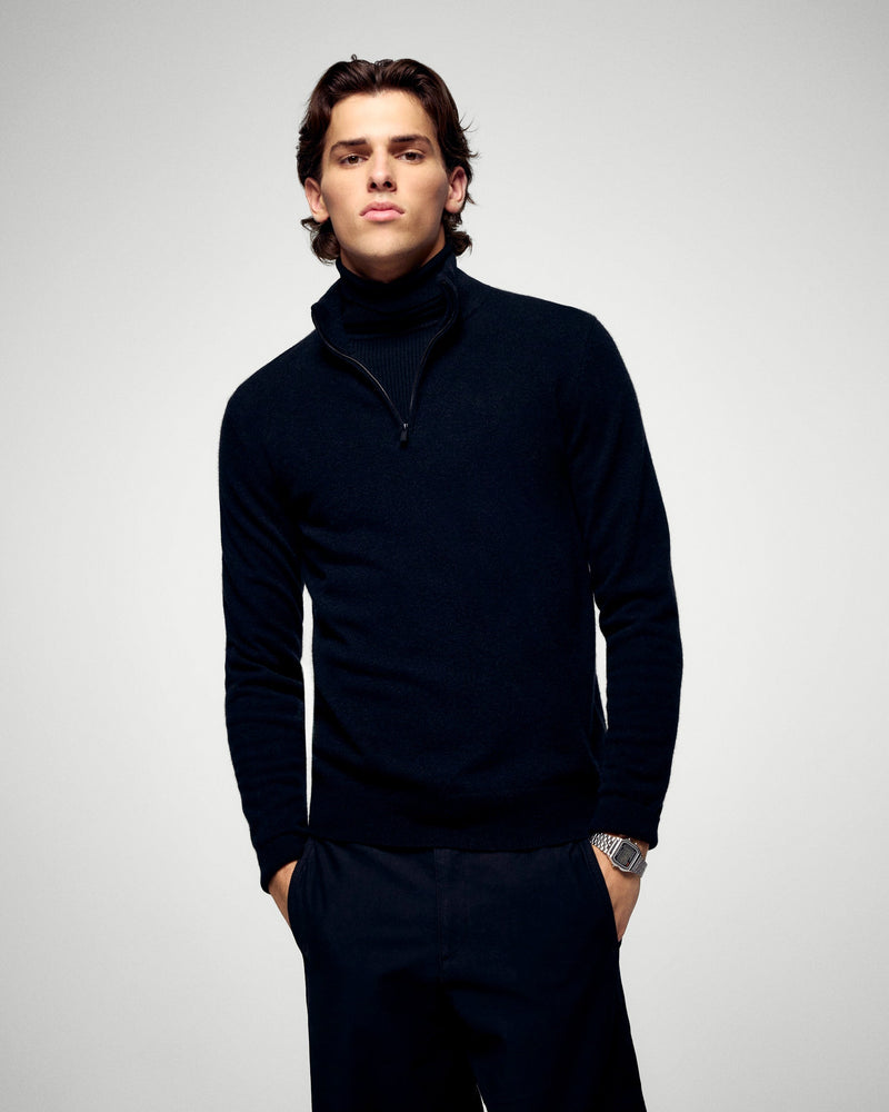 Pull Col Camionneur - Noir - Homme