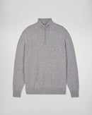Trucker Neck Sweater - Dark Heather Grey - Men's