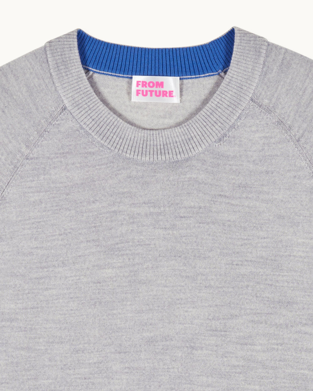 Jersey de cuello redondo - 1502 Gris jaspeado claro - Hombre