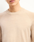 Jersey de cuello redondo - 1502 Gris jaspeado claro - Hombre