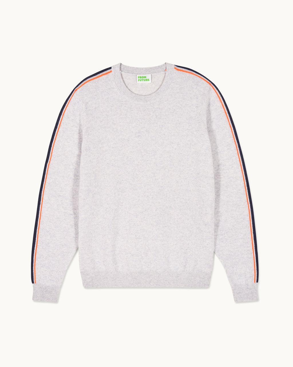 Maglione Girocollo - Gris Chiné Clair - Uomo