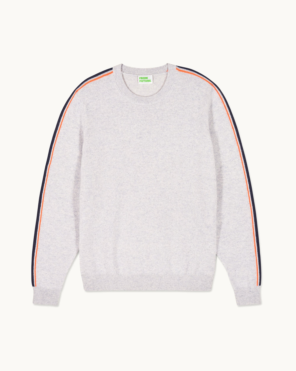 Maglione Girocollo - Gris Chiné Clair - Uomo