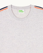 Pull Col Rond - Gris Chiné Clair - Homme