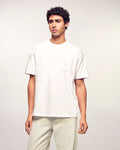 Camiseta De Cuello Redondo Con Bolsillo