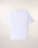 T-Shirt Col Rond À Poche
