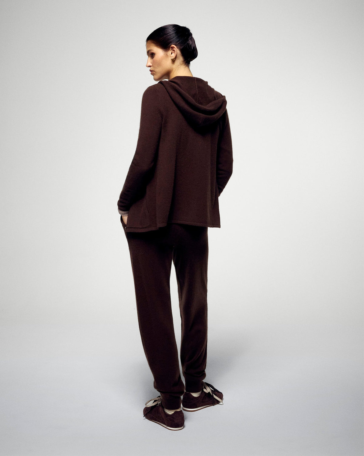 Straight-Leg Joggers - Chocolate - Women