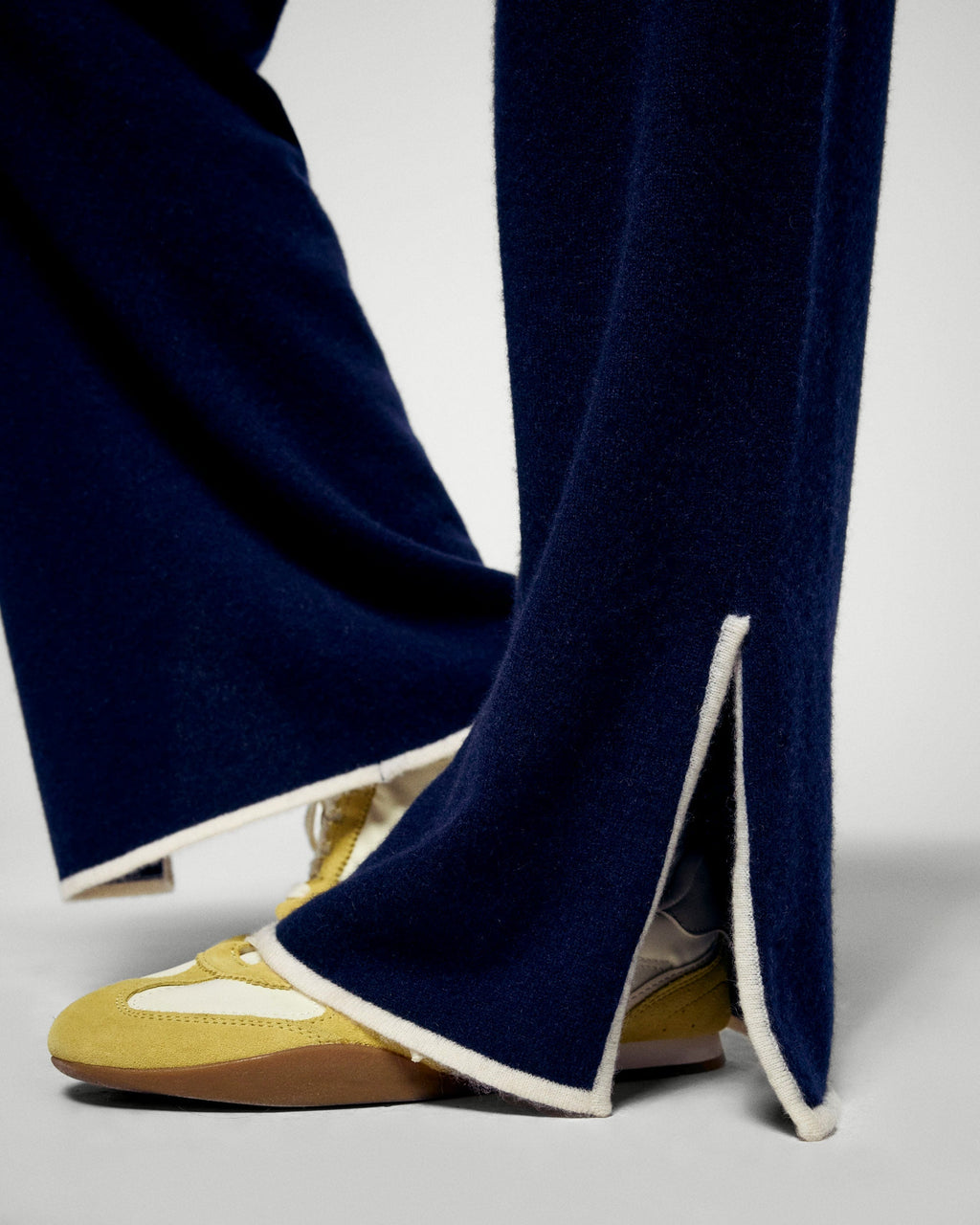 Pantalón de chándal ancho - Azul marino - Mujer