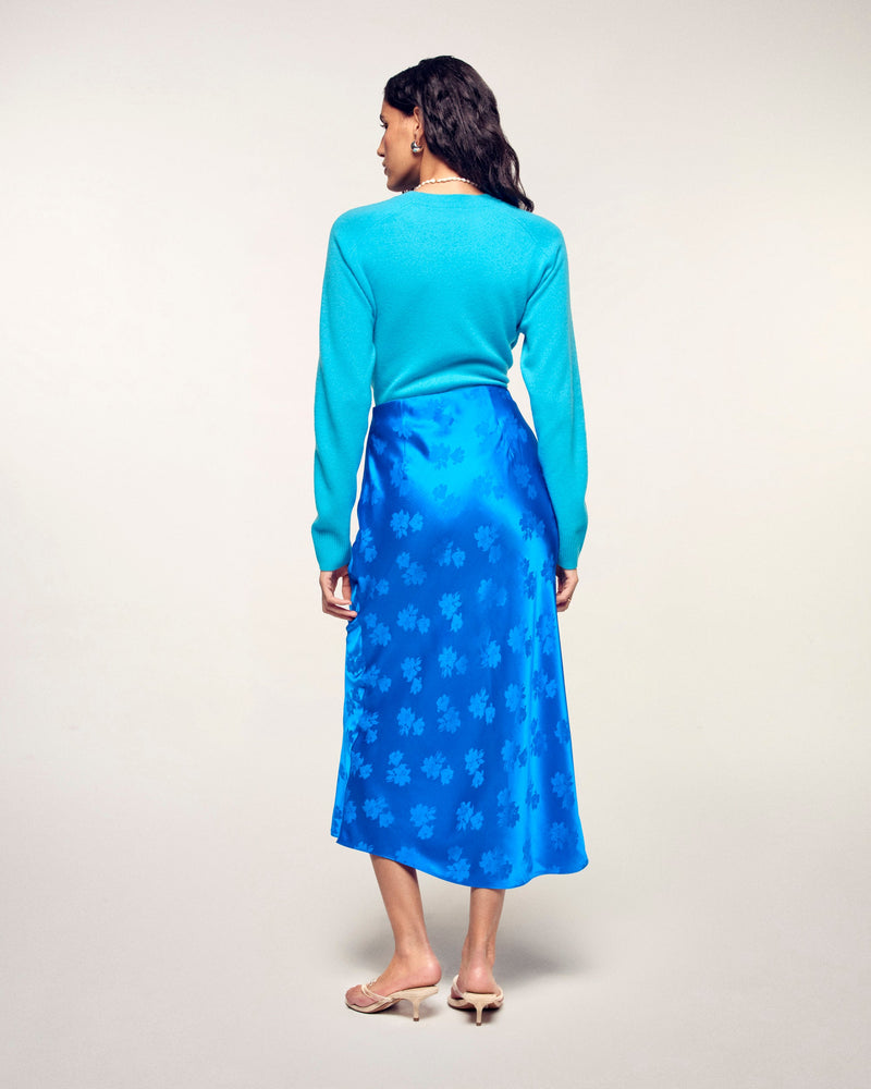 Jupe Mi-Longue - Ocean Jacquard