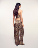 Pantalon Large Leopard