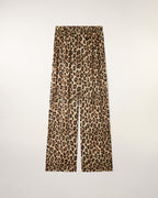 Pantalon Large Leopard