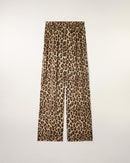 Pantalon Large Leopard