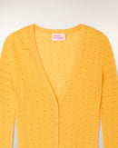 Pull Cardigan À Strass