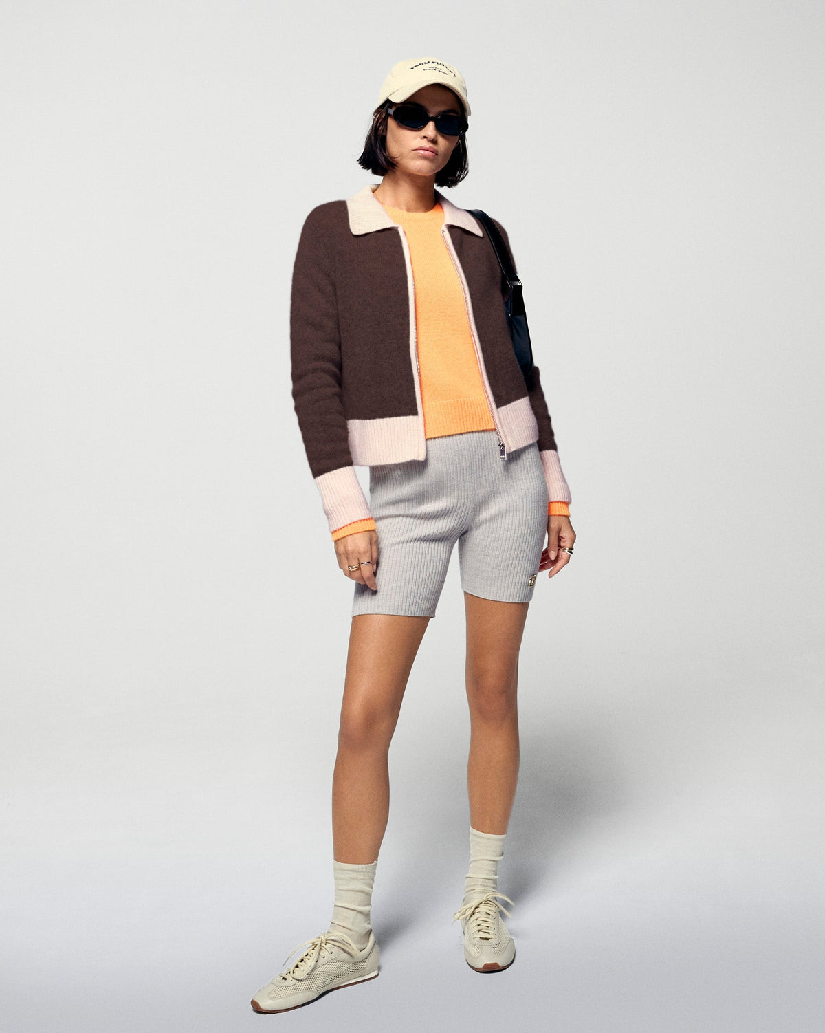 Cardigan Bordi a Contrasto - Chocolat - Donna