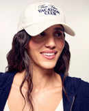 Casquette à Broderies "Vacation Club" - Ecru