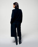 Pull Col Roulé - Noir - Femme