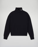 Pull Col Roulé - Noir - Femme