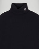 Pull Col Roulé - Noir - Femme