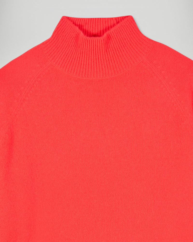 Pull Col Montant - Cosmic Coral - Femme