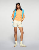 Pull Col Rond - Peachy Orange - Femme