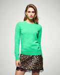 Pull Col Rond - Cosmic Green - Femme