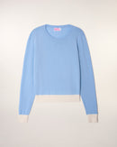 Pull Col Rond Bicolore