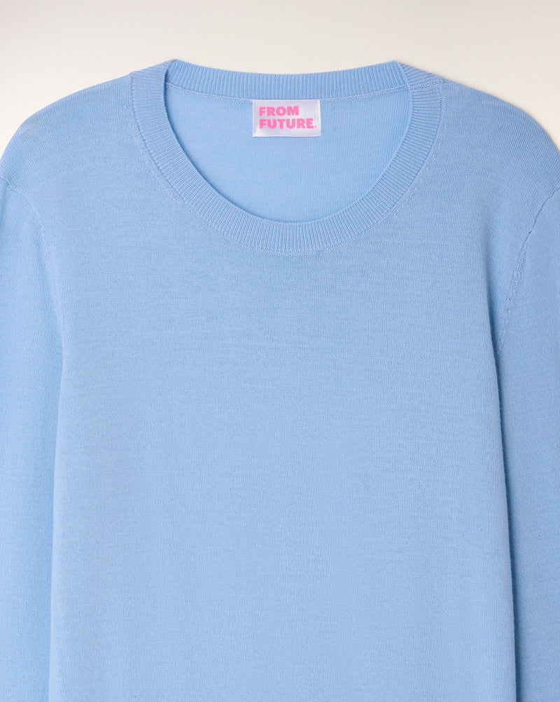 Pull Col Rond Bicolore