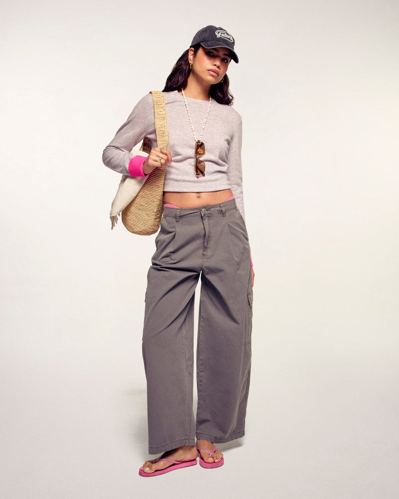Pull Col Rond Bicolore